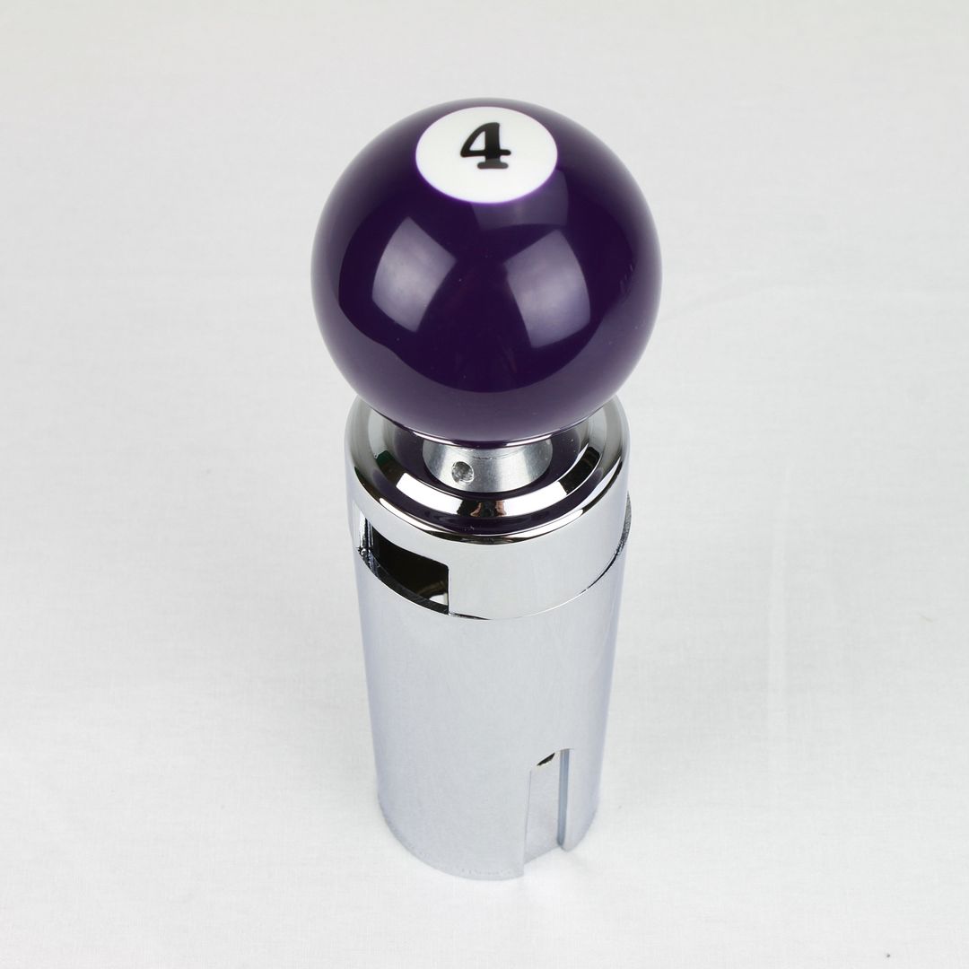 Purple 4 Pool Ball Shift Knob Kit 13 15 18 Eaton Fuller Peterbilt